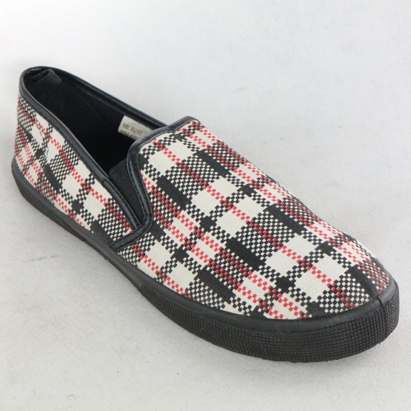Rue21 Shoes - RUE21 ETC PAIR of Plaid Print Canvas Slip On Shoes Sz 10 US Women